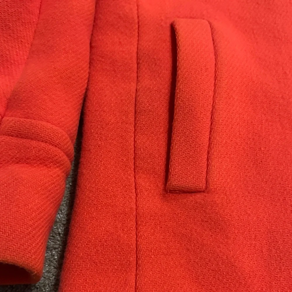 J Crew Vibrant Orange Coat